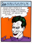 The Joker doesn't eat a lot of corn nuts.