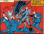 Batman demonstrates the Kung-Fu Can-Can (way better than the Batusi)